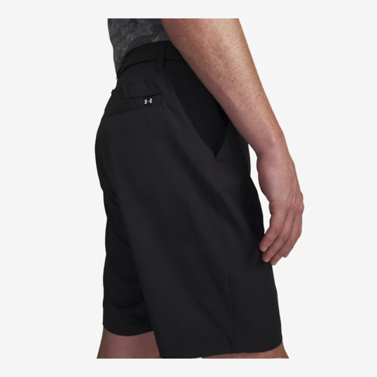 UNDER ARMOUR m golf hlače 6012300-001 DRIVER TAPERED SHORTS black halo gray