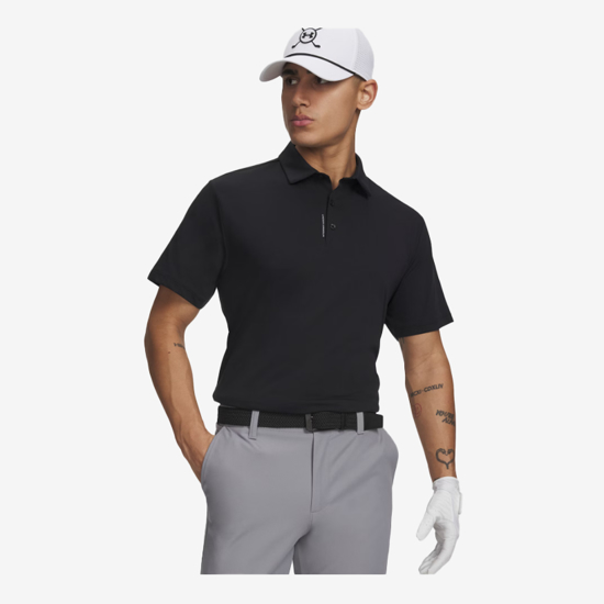 UNDER ARMOUR m golf majica 6009652-001 ARMOUR DRY black steel
