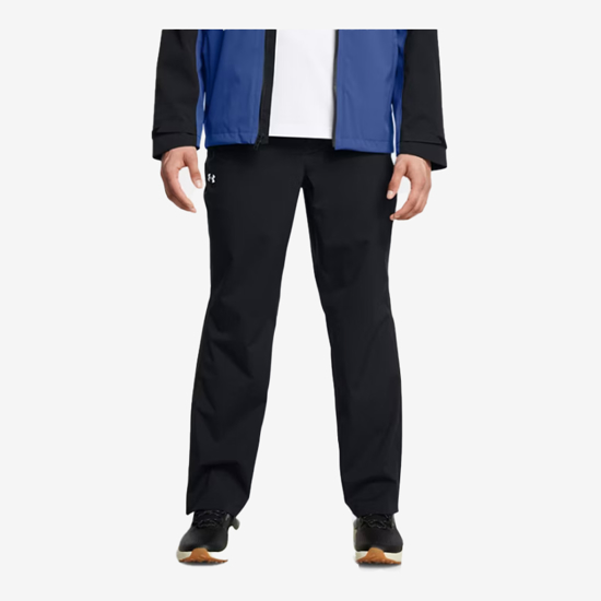 UNDER ARMOUR m golf hlače 1342718-002 RAIN GOLF PANTS black metallic silver