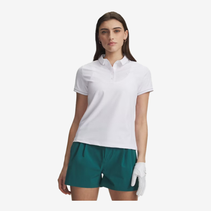 UNDER ARMOUR ž golf majica  6009835-100 DRIVE CHILL SHORT SLEEVE POLO white halo gray