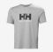 HELLY HANSEN m majica HH LOGO T-SHIRT 3.0 grey melang