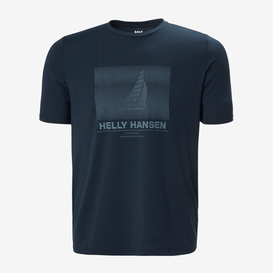 HELLY HANSEN m majica 34419 596 HP RACE GRAPHIC T-SHIRT navy
