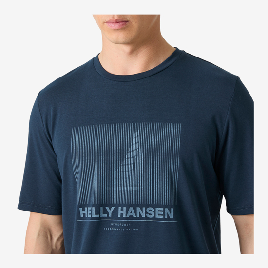 HELLY HANSEN m majica 34419 596 HP RACE GRAPHIC T-SHIRT navy