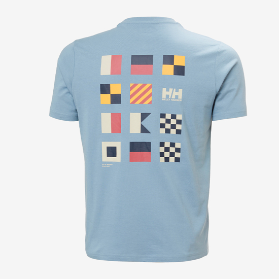 HELLY HANSEN m majica 54601 561 SHORELINE T-SHIRT 3.0 windy blue