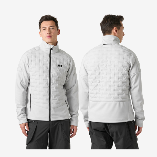 HELLY HANSEN m jakna 34103 853 HP HYBRID STRETCH INSULATED grey fog