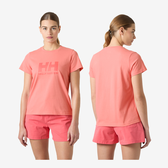 HELLY HANSEN ž majica 54593 066 HH LOGO T-SHIRT 3.0 coral almond