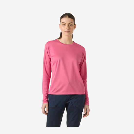 HELLY HANSEN ž majica 49579 064 HH TECH CREW LONG SLEEVE 2.0 cascadia pink