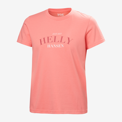 HELLY HANSEN ž majica 54592 066 CORE T-SHIRT 2.0 coral almond