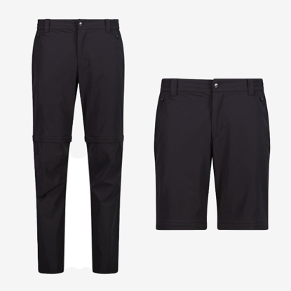 CMP m hlače 36T5037 U423 ZIP-OFF STRETCH TROUSERS anthracite