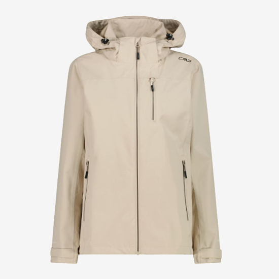 CMP ž jakna 36Z5056 P322 TECHNICAL LIGHT JACKET WITH HOOD AND ZIP cream