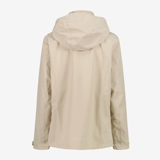 CMP ž jakna 36Z5056 P322 TECHNICAL LIGHT JACKET WITH HOOD AND ZIP cream