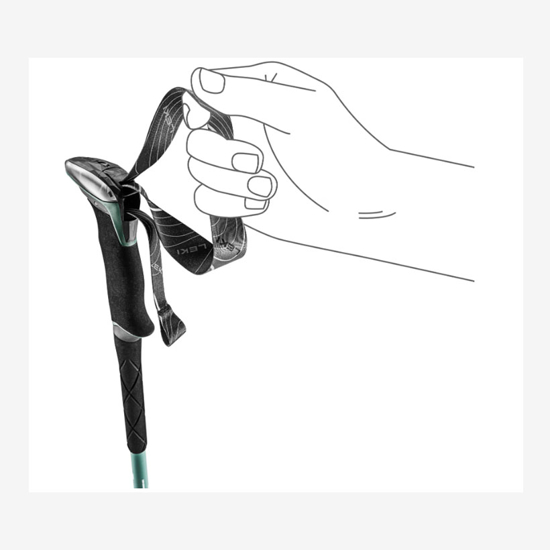 LEKI pohodne palice 65621081S MAKALU LITE malachite green dark malachite green white