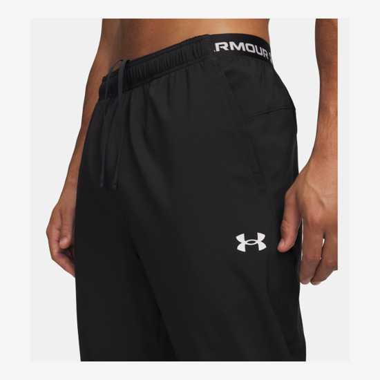 UNDER ARMOUR m hlače 6010606-001 UA VANISH TRAINING PANTS black white