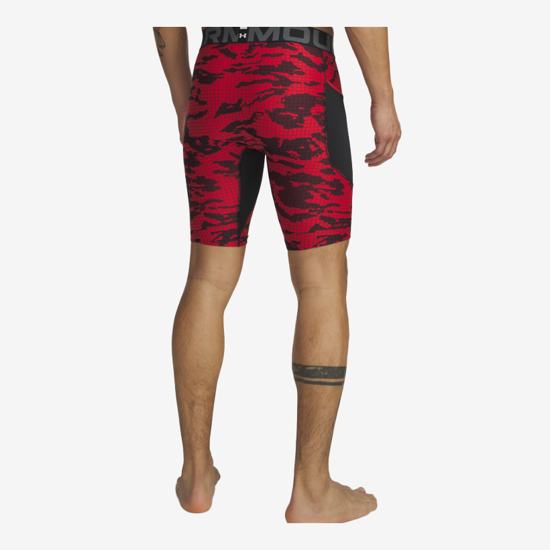 UNDER ARMOUR m hlače 6009658-002 HEATGEAR PRINTED LONG SHORTS black red white
