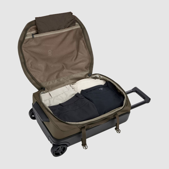 THULE kovček 808721 CHASM CARRY ON WHEELED DUFFEL SUITCASE deep khaki 40L / 55 cm