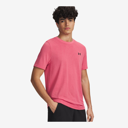 UNDER ARMOUR m majica 6010603-600 VANISH SEAMLESS SHORT SLEEVE bittersweet pink black