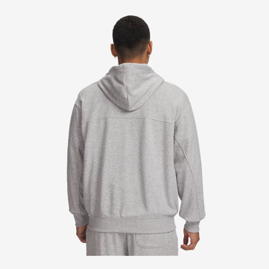 UNDER ARMOUR m jopica 6009346-011 UA RIVAL LIGHTWEIGHT FULL-ZIP mod gray light heather black