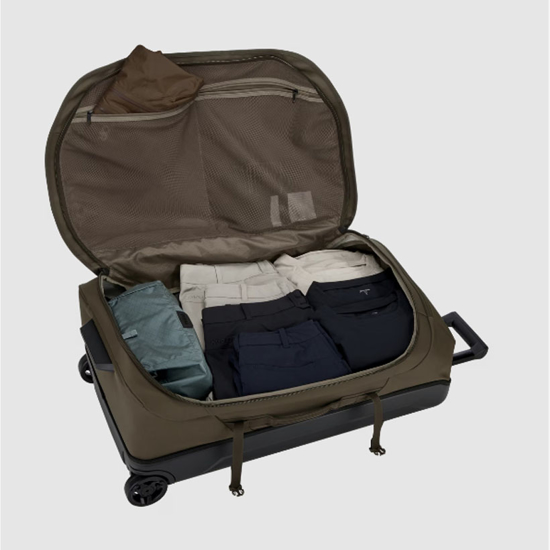 THULE kovček 88744 CHASM CHECK IN WHEELED DUFFEL SUITCASE deep khaki 110L /81 cm
