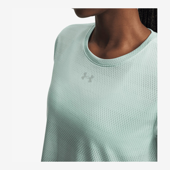 UNDER ARMOUR ž majica 6009540-703 UA VELOCITI SHORT SLEEVE refresh mint enamel blue