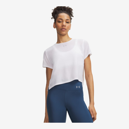 UNDER ARMOUR ž majica 6009540-100 UA VELOCITI SHORT SLEEVE white reflective