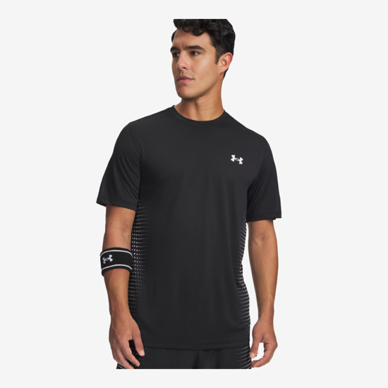 UNDER ARMOUR m majica 6009833-001 TECH SHORT SLEEVE black white