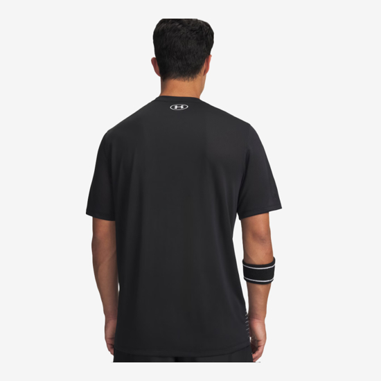UNDER ARMOUR m majica 6009833-001 TECH SHORT SLEEVE black white