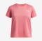 UNDER ARMOUR otr majica TECH GIRL'S SHORT SLEEVE bittersweet pink white