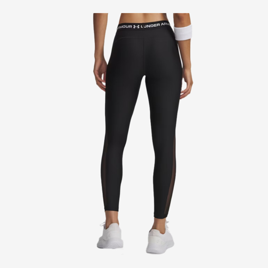 UNDER ARMOUR ž legice 6010009-008 HEATGEAR MESH COMPRESSION LEGGINGS ultimate black white