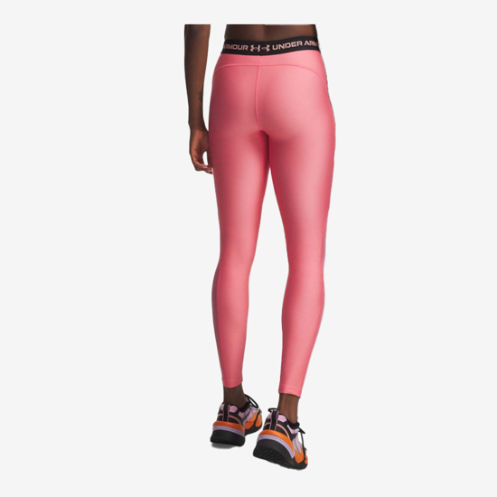 UNDER ARMOUR ž legice 6010009-600 HEATGEAR MESH COMPRESSION LEGGINGS bittersweet pink white