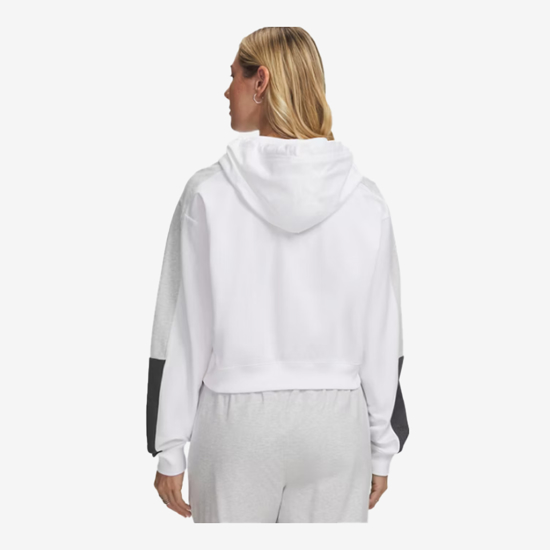 UNDER ARMOUR ž kapucar 6009705-100 SPORT TERRY TREND HOODIE white black
