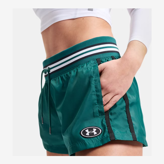 UNDER ARMOUR ž hlače 6009947-338 ICON WOVEN HERITAGE SHORTS rack green white