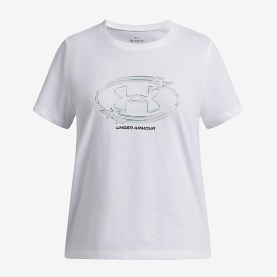 UNDER ARMOUR otr majica 6009718-100 G STAR LOGO LOCKERTAG SHORT SLEEVE white black