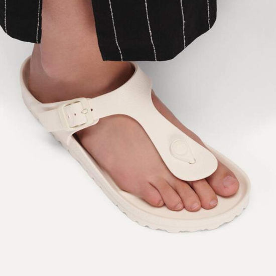 BIRKENSTOCK natikači 1031278 GIZEH EVA - regular - eggshell