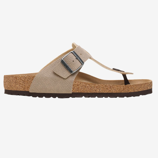 BIRKENSTOCK natikači 1026426 SAFAGA - regular - dust vegan espresso grey taupe
