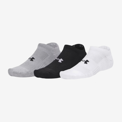 UNDER ARMOUR nogavice 6009683-101 PERFORMANCE COTTON 3-PACK white steel