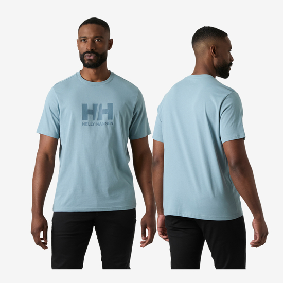 HELLY HANSEN m majica 54596 561 HH LOGO T-SHIRT 3.0 windy blue