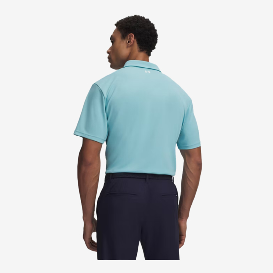 UNDER ARMOUR m golf majica 6012303-425 TEE TO GREEN PIQUE GOLF POLO blue haze white