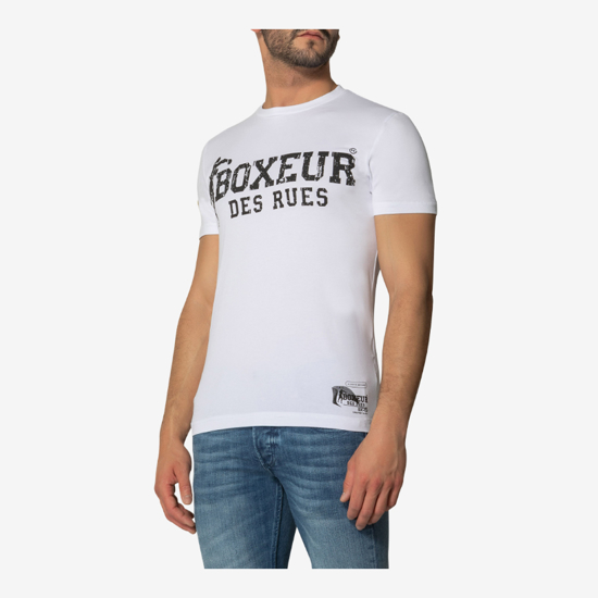 BOXEUR m majica BXM0200002CC white black