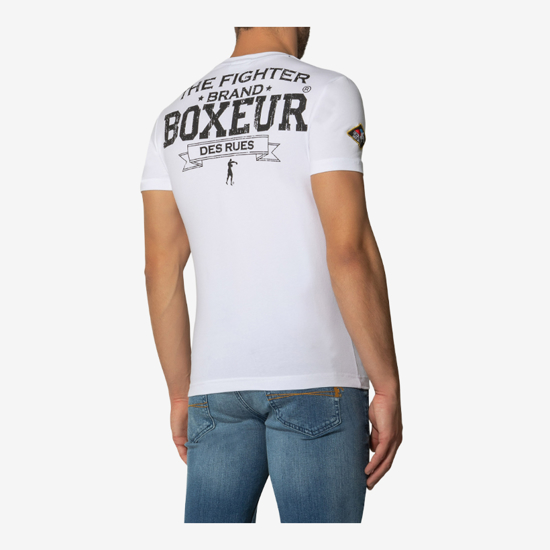 BOXEUR m majica BXM0200002CC white black