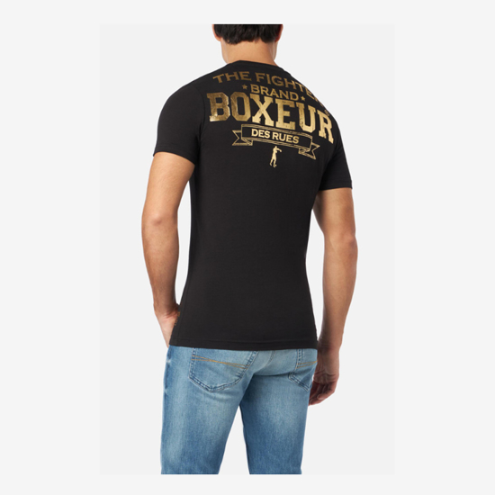 BOXEUR m majica BXM0200002CC black gold