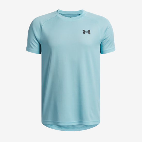 UNDER ARMOUR otr majica 1382790-425 TECH TEXTURED SHORT SLEEVE blue haze black