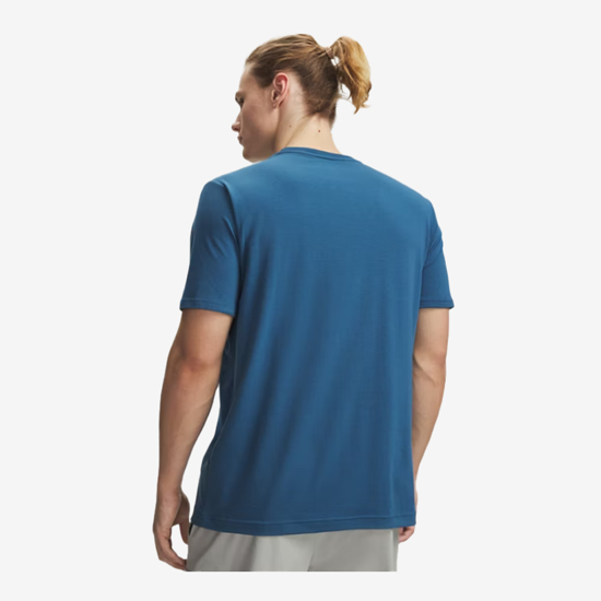 UNDER ARMOUR m majica 6009261-498 UA ARMOUR GLOBE SHORT SLEEVE wham blue atlas green