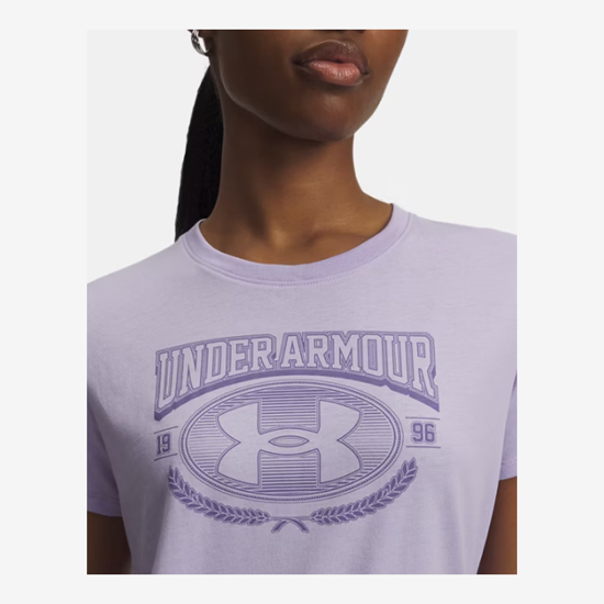 UNDER ARMOUR ž majica 6010592-536 purple crest purple luxe