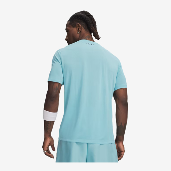 UNDER ARMOUR m majica 6009833-425 TECH SHORT SLEEVE blue haze black