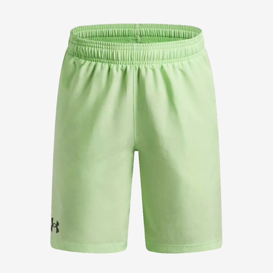UNDER ARMOUR otr hlače 1377264-712 TECH WOVEN SHORT lumos lime black