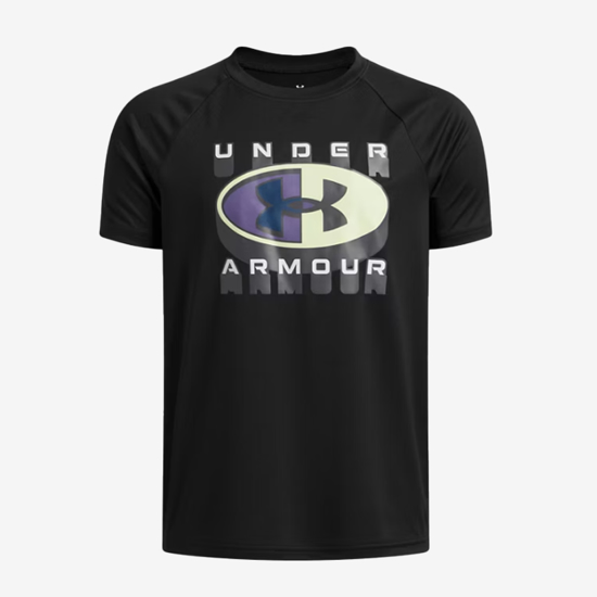 UNDER ARMOUR otr majica 6009615-001 TECH GRAPHIC BOY'S SHORT SLEEVE black