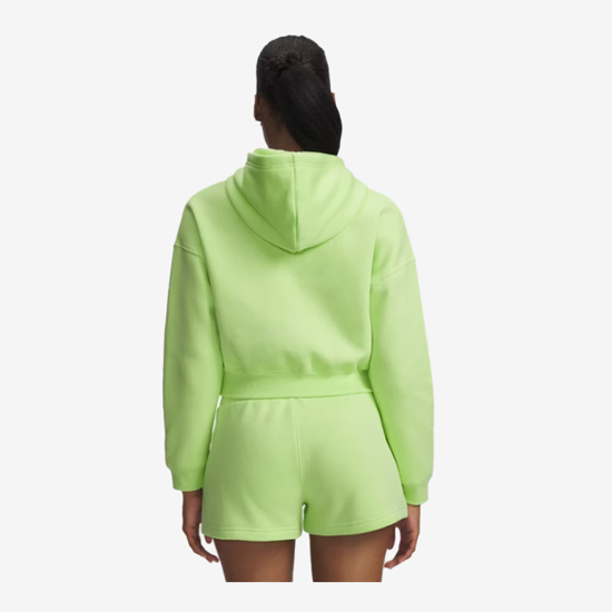 UNDER ARMOUR ž jopica 6010978-712 ICON FLEECE FULL ZIP lumos lime white