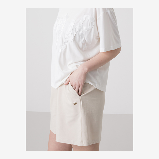 DANZA ž hlače 40D262D91 1200 ivory