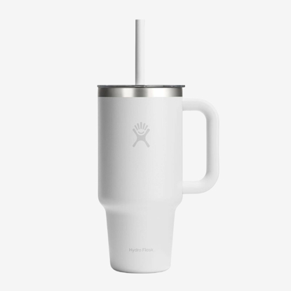 HYDRO FLASK 32 oz TRAVEL TUMBLER TT32PSCC110 946 ml white