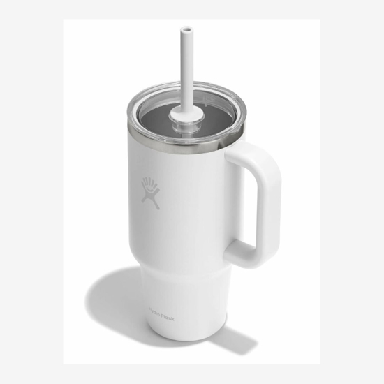 HYDRO FLASK 32 oz TRAVEL TUMBLER TT32PSCC110 946 ml white